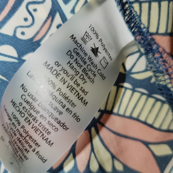 Lula Roe Sleeveless Knee Length Multi-Colored Kimono 176 - Picture 4 of 6